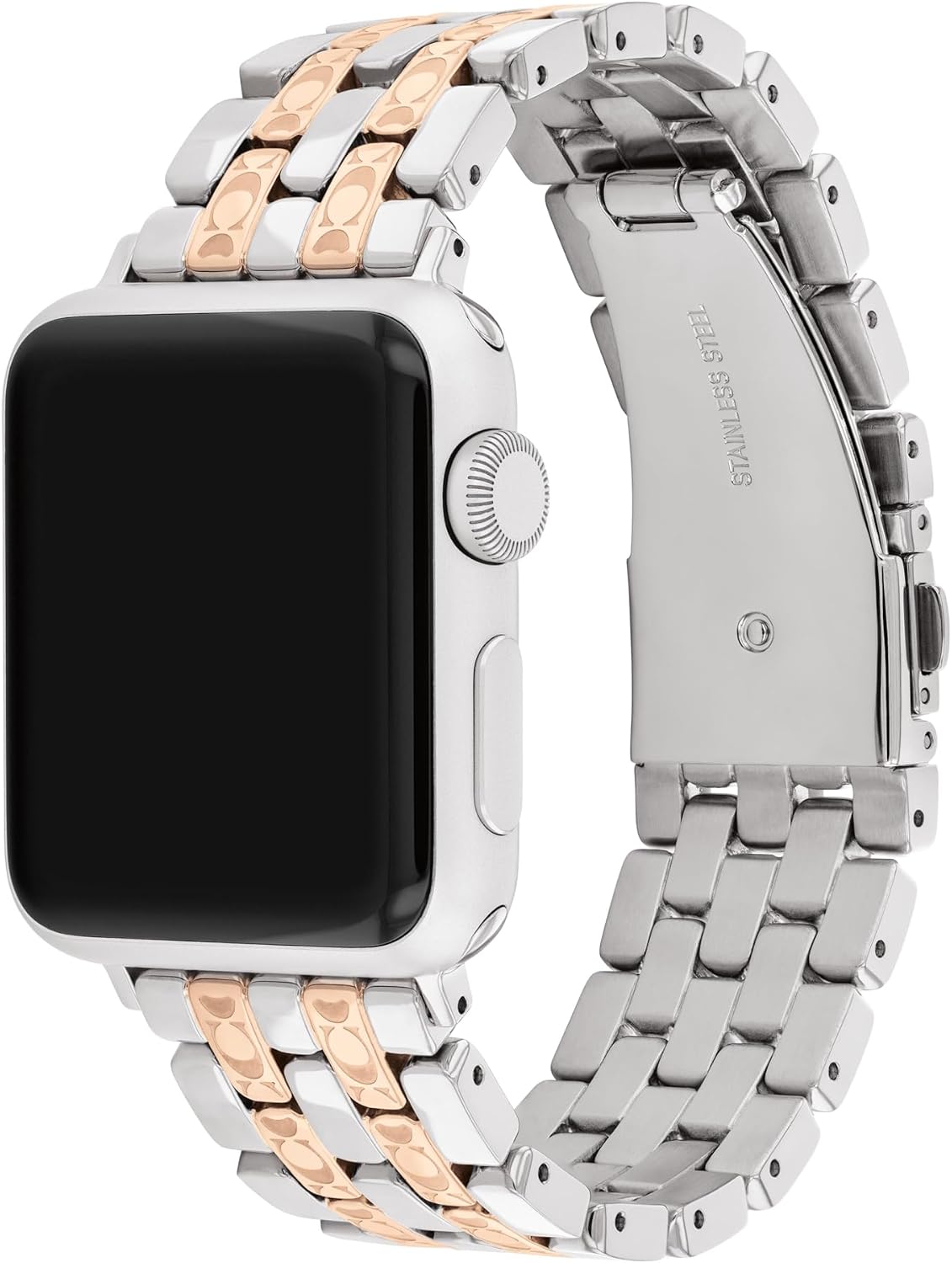 COACH Apple Watch Strap, Compatible with Apple Watch 38mm, 40mm, 41mm, 42mm, 44mm, and 45mm, Interchangeable Band, Create Your Unique Style
