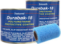 Durabak-18 Non-Skid Boat Deck Paint - Trusted by the US Navy - Non-Slip Marine Liner DIY Floor Paint Coating for Boats - One-Part Application (Light Gray, 2 Quarts - 30sq.ft)