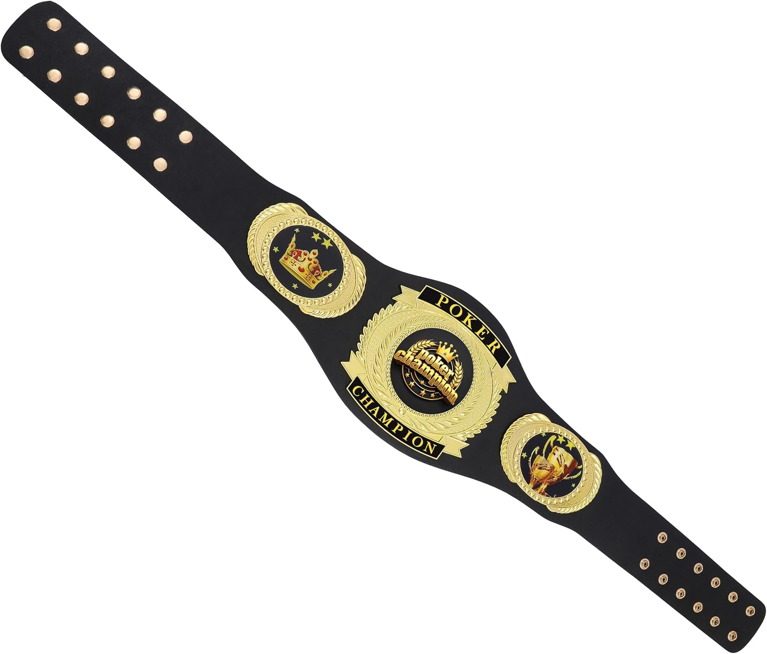 Poker Championship Belt Real Leather Adult Size Champion Award Trophy Prize Gift