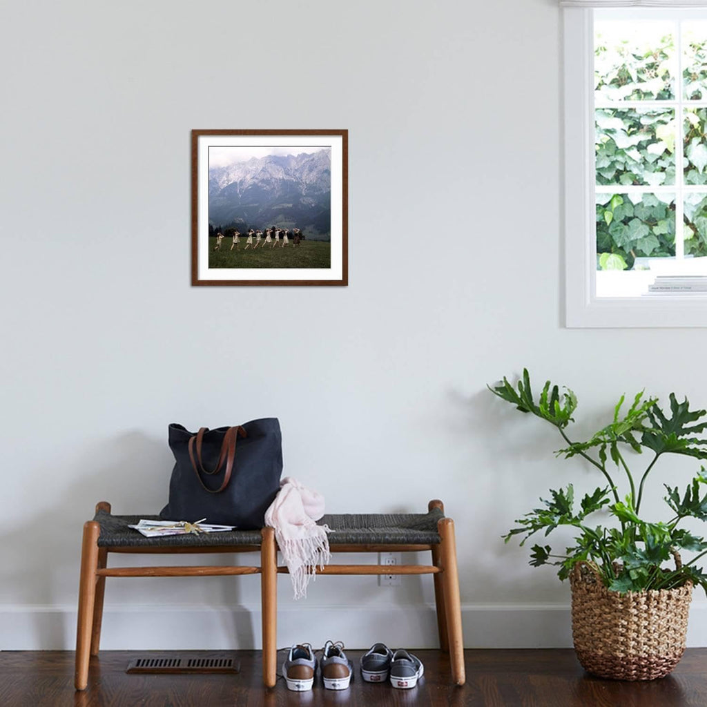 ART.COM Wall Premium Photographic Print The Sound of Music, 1965 on Brown Frame, 21' x 21'