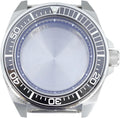 43.8mm Waterproof Watch Case 28.5mm Dial Ceramic Bezel Sapphire Crystal Compatible For NH35 NH36 NH38 4R36 Movement