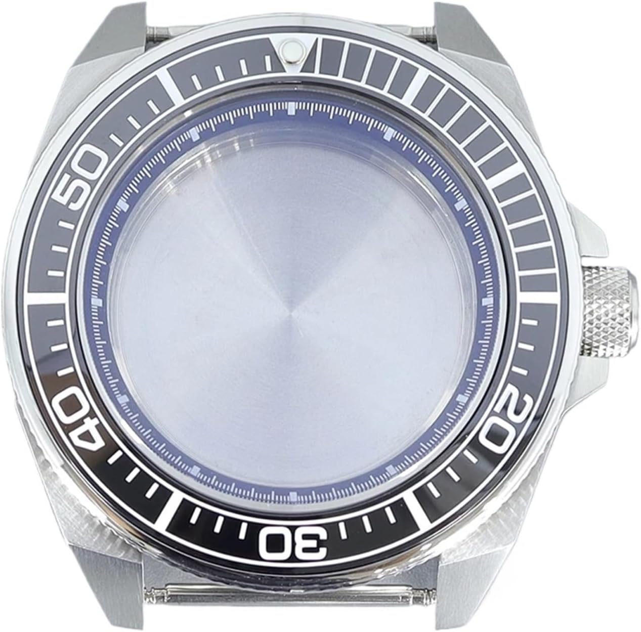 43.8mm Waterproof Watch Case 28.5mm Dial Ceramic Bezel Sapphire Crystal Compatible For NH35 NH36 NH38 4R36 Movement