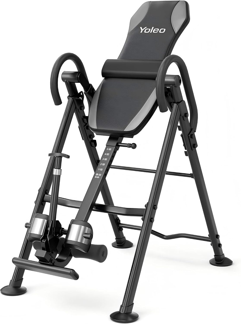 YOLEO Gravity Inversion Table for Back Pain Relief 2026 New Inversion Table w/Lumbar Support Easy to Assemble Back Stretcher Machine 300 lbs