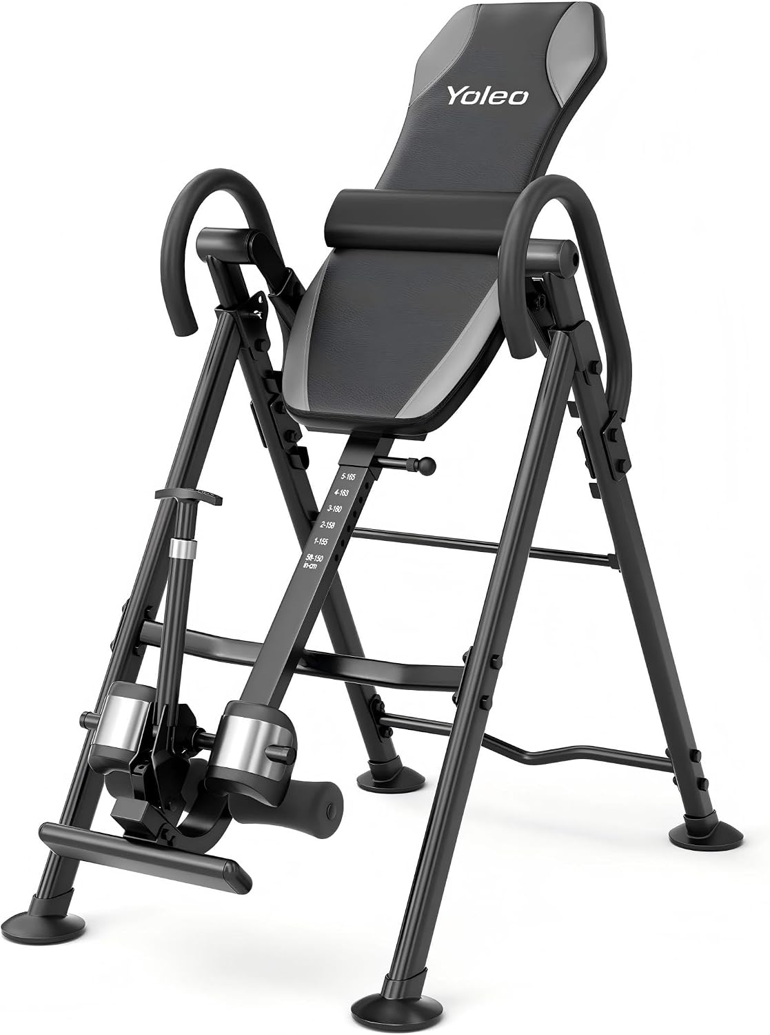 YOLEO Gravity Inversion Table for Back Pain Relief 2026 New Inversion Table w/Lumbar Support Easy to Assemble Back Stretcher Machine 300 lbs
