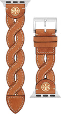 Tory Burch Women's Braided-Leather 38/40/41/42mm Band For Apple Watch®