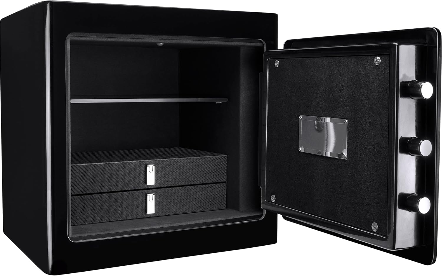 Barska Digital Keypad Fireproof Jewelry Safe 1.01 Cubic Ft, One Size, Black AX13106