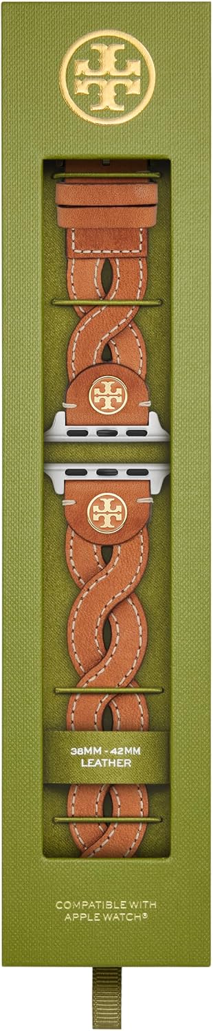 Tory Burch Women's Braided-Leather 38/40/41/42mm Band For Apple Watch®