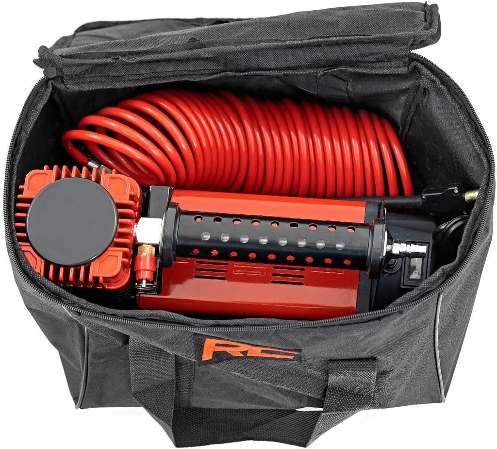 Rough Country Air Compressor w/Carrying Case | 12V | 150PSI | 5.65 CFM - RS200A