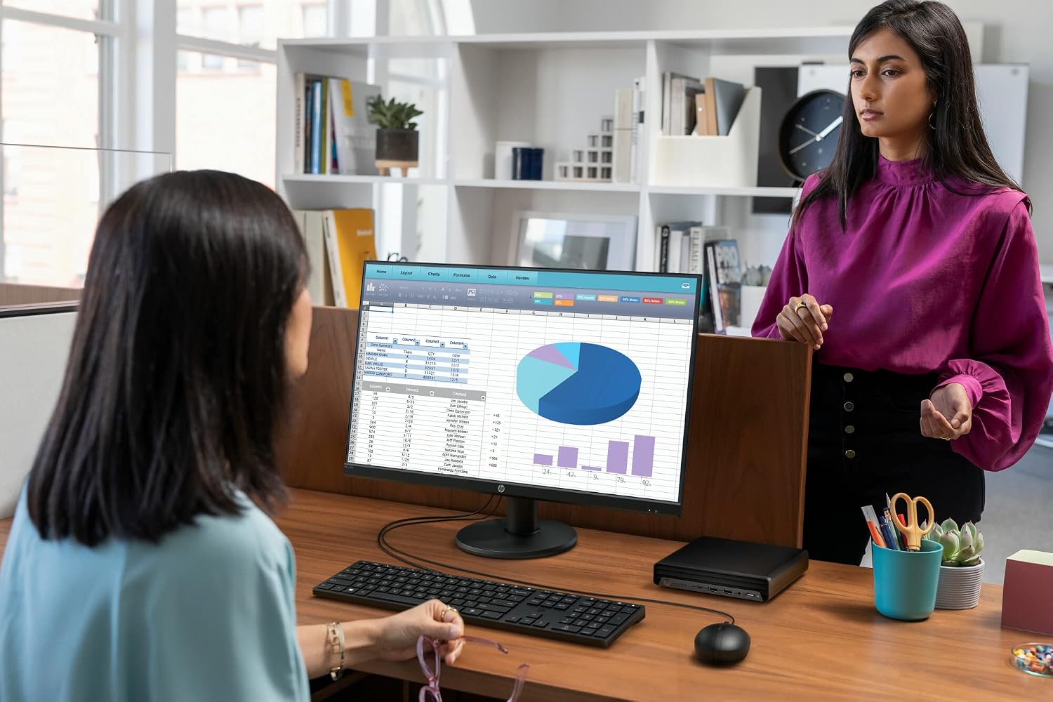 HP Business PC ProDesk 600 G6 Desktop Mini Computer - Intel Core i5 10th Gen i5-10500T (6 Core) Up to 3.80 GHz - 16 GB RAM DDR4 SDRAM - 512 GB M.2 PCI Express NVMe SSD - windows 11 Pro (Renewed)