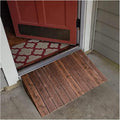 JYDQM Portable Driveway Ramp Doorways Threshold Ramps, Wooden Entry Ramp for Home/Front Door, 4/7/8/10 Inch Rise Non-Slip Wheelchair Ramps for Elderly(Size:60x70x18cm/23.6x27.6x7inch), YWCG2003647