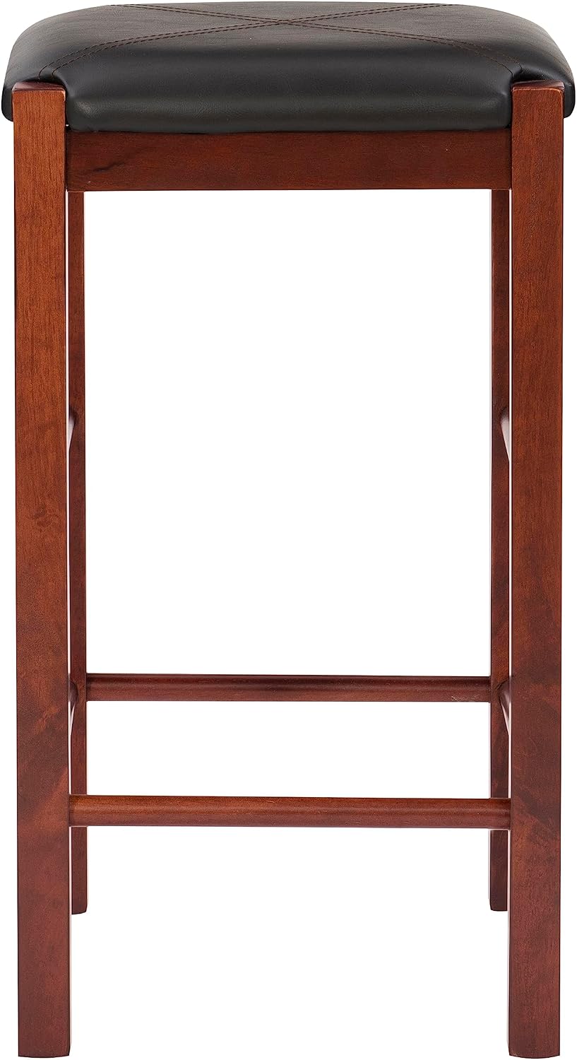 Linon Brown 3-Piece Table Faux Marble Tavern Set, 42' w x 22.25' d x 36' h