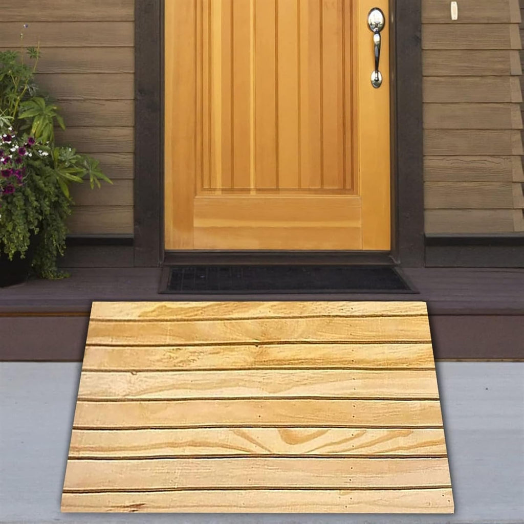 Ramps Threshold Ramp, Doorway Ramps Wood, Power Wheelchairs/Mobility Scooter/Mower Wooden Thresholds Ramp, Sturdy Stairs Slope with Non Slip Surface, Extra Long