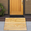 Ramps Threshold Ramp, Doorway Ramps Wood, Power Wheelchairs/Mobility Scooter/Mower Wooden Thresholds Ramp, Sturdy Stairs Slope with Non Slip Surface, Extra Long