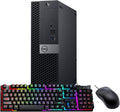 Dell Optiplex 7070 SFF Desktop PC, Core i7-9700, 16GB DDR4, 512GB SSD, USB WiFi, USB BT, Keyboard & Mouse, Windows 11 Pro (Renewed)