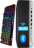 HP ProDesk 600 G4 SFF Desktop PC, Core i5-8500, 8 GB RAM, 256 GB SSD, Keyboard & Mouse, USB WiFi, USB BT, Windows 11 Pro (Renewed)