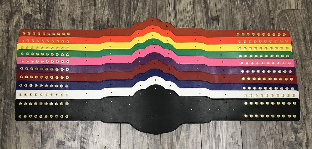 Undisputed Belts World Championship Belt - Custom Banner Text and Color Options - 2 Day Production