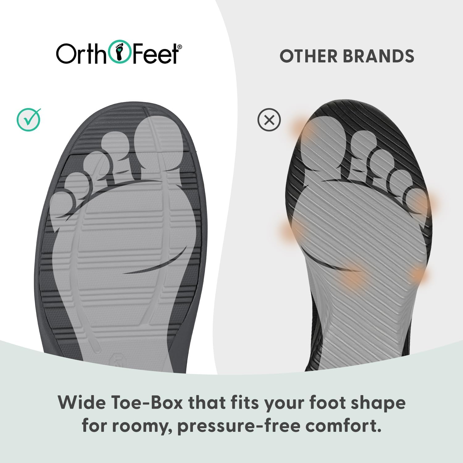 Orthofeet Men's Orthopedic Vito Hands-Free Water-Repellent Faux Fur Lined Slipper