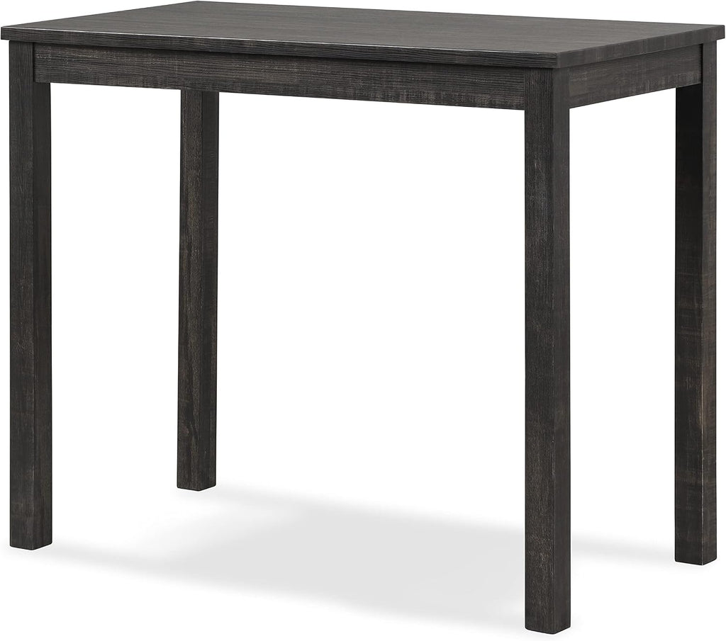 Roundhill Furniture Sora Wood 3-Piece Counter Height Dining Set, Grey,Grey