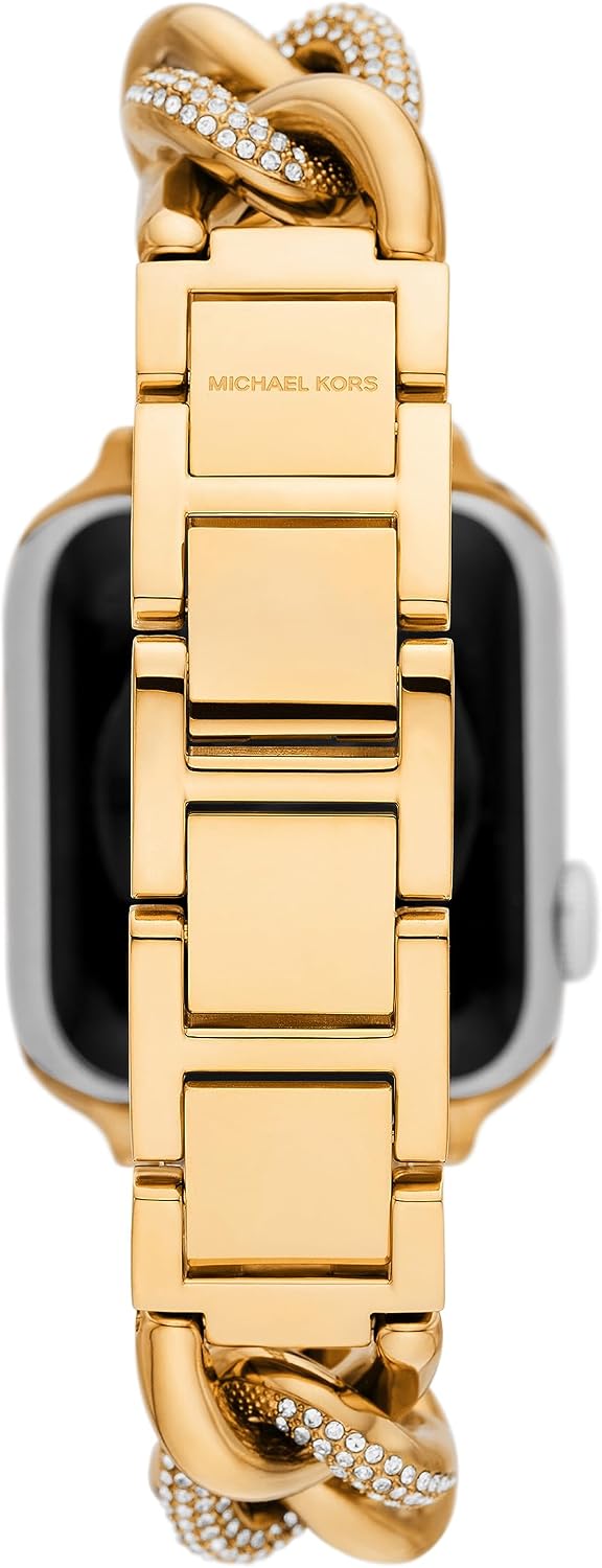 Michael Kors Band for Apple Watch; Stainless Steel Smart Watch Bands for Women; Compatible with Apple Watch 38mm, 40mm, 41mm