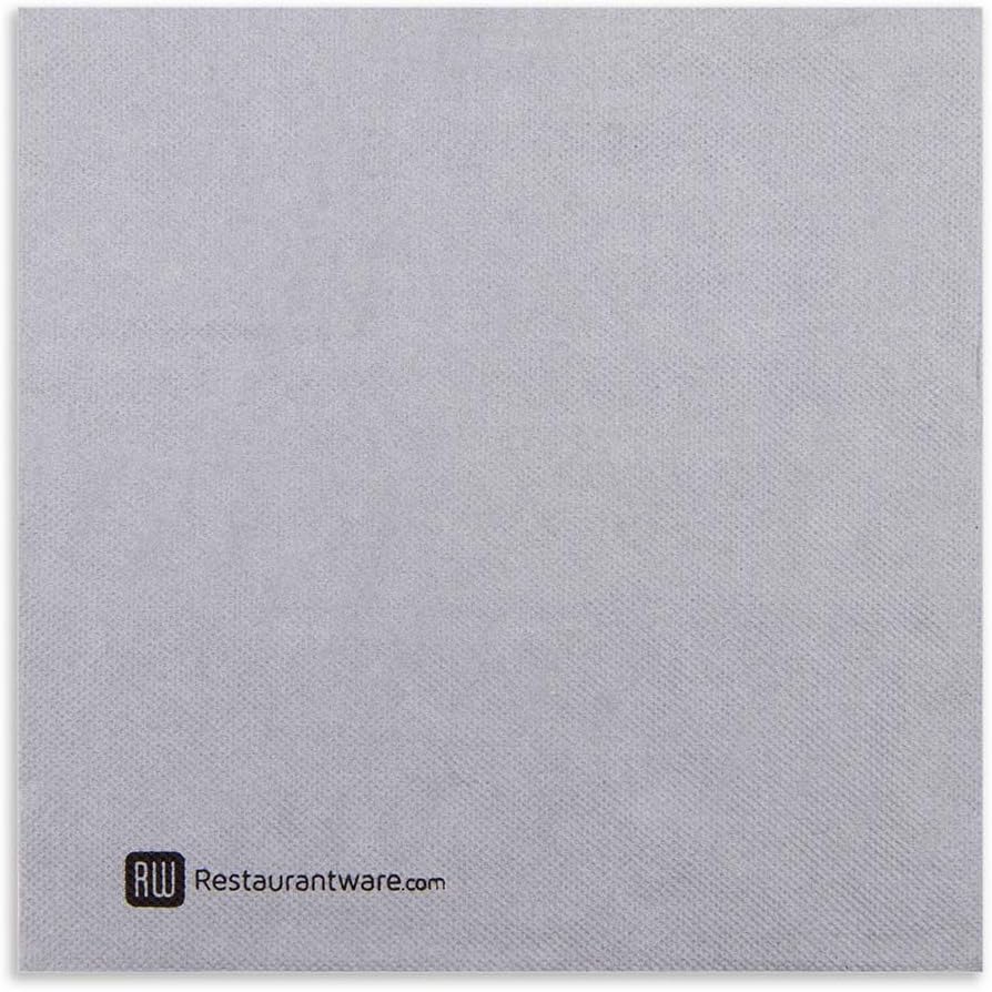 Restaurantware Luxenap 15.75 Inch Disposable Napkins 600 Soft Linen Like Napkins - Absorbent Air Laid Black Denim Inspired Paper Cloth Like Napkins Pre-folded For Dinner Party Guests