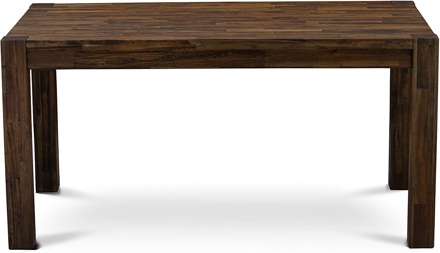 East West Furniture CN6-07-T Celina Dining Room Table - Rectangle Rustic Farmhouse Table , 36x60 Inch, Jacobean