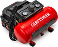 CRAFTSMAN Air Compressor, 1.5 Gallon, 3/4 HP, Max 125 PSI, 1.5 CFM@90psi, Fast Fill Air Compressor, Oil-Free, Portable Air Compressor for DIY Workshop,Spray Painting, Tire Inflation