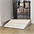 Portable Threshold Ramp 7inch Tall Wooden Threshold Ramps for Doorways, Portable Anti-Slip Curb Slope for Pets/Kids/Elderly/Disabled, Load - 270kg(60x45x18cm/23.6x17.7x7in)