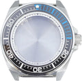 43.8mm Waterproof Watch Case 28.5mm Dial Ceramic Bezel Sapphire Crystal Compatible For NH35 NH36 NH38 4R36 Movement