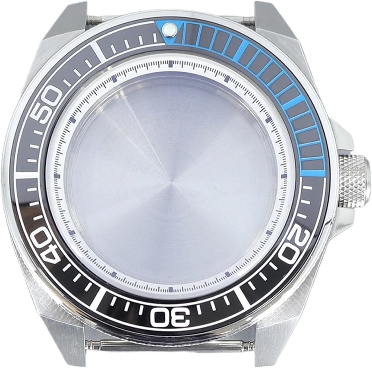 43.8mm Waterproof Watch Case 28.5mm Dial Ceramic Bezel Sapphire Crystal Compatible For NH35 NH36 NH38 4R36 Movement