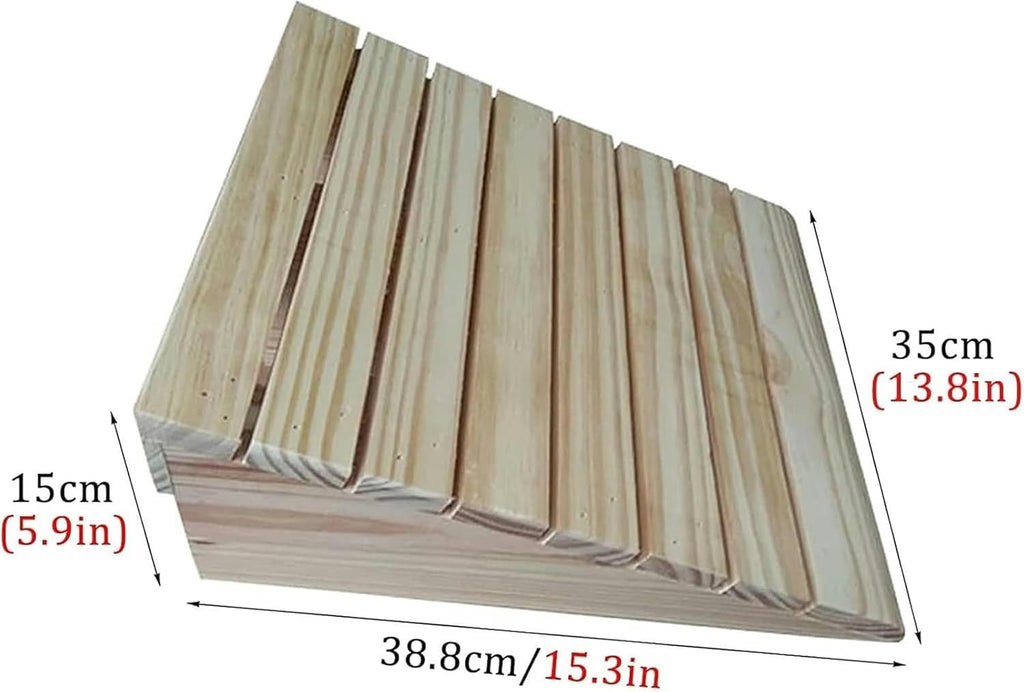 Threshold Ramp, 3/4/5/6/7inch Rise Portable Wood Ramps, for Doorways/Front Door/Garage, Wooden Threshold Ramps for Walkers/Motorcycle/Disabled Chair