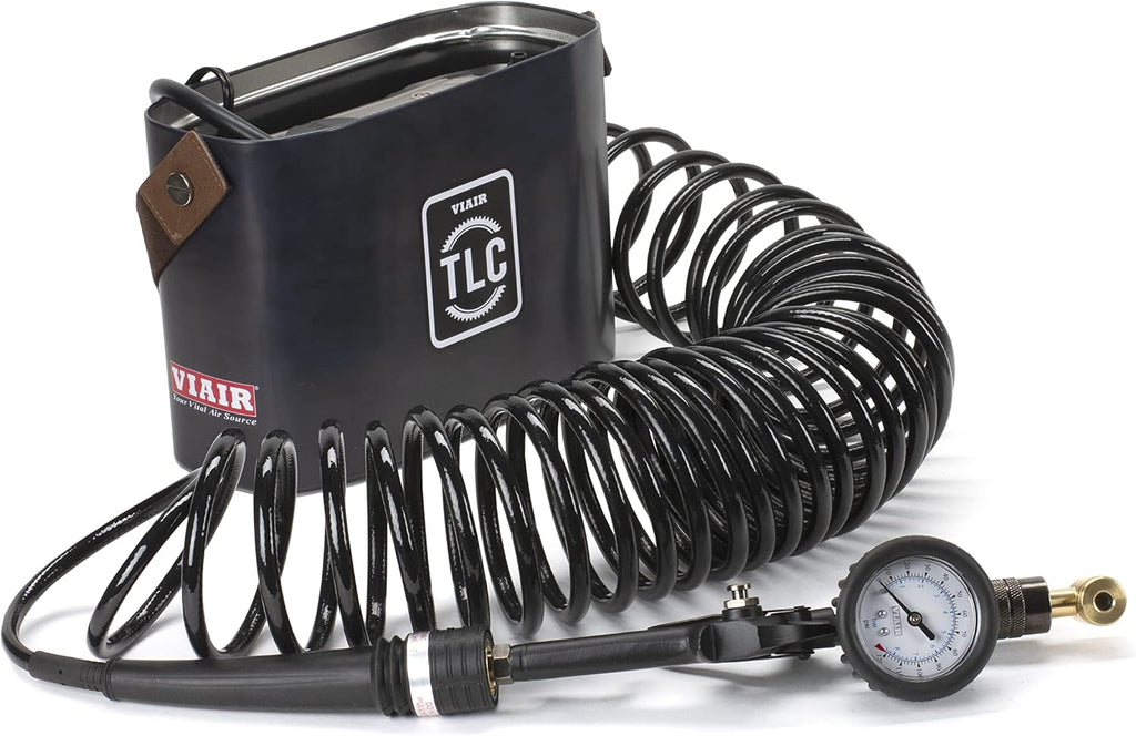 VIAIR TLC LITE Portable Automatic Air Compressor Kit, Tire Inflator for Off Road, Overland, RV, Bike, Automotive Tire Inflation up to 225/60/R18, Tubeless compatible,105 PSI Rated (00071)
