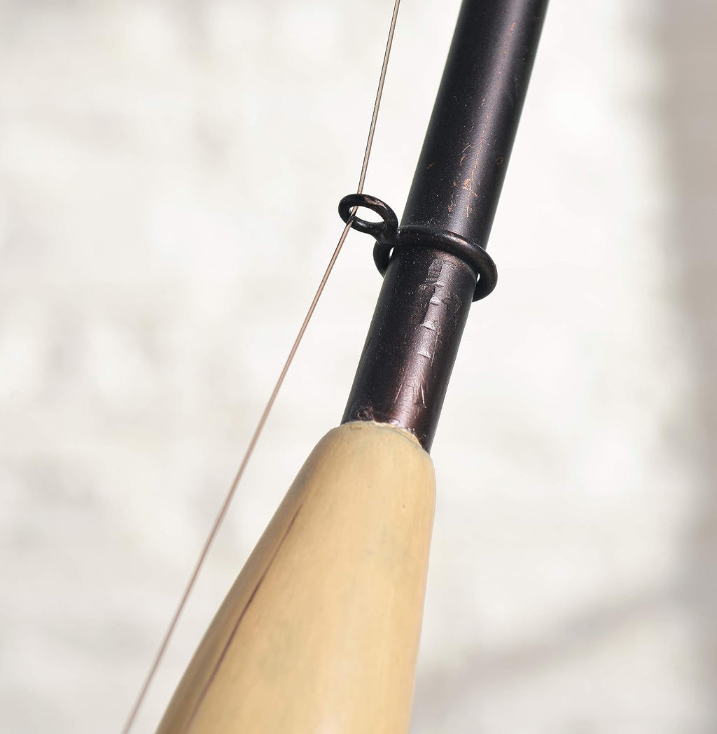 Kenroy Home 32193ORB Fly Rod Table Lamp with Oil Rubbed Bronze w/Wood Accent Finish, Rustic Style, 27.5' Height, 12' Width, 14.5' Depth