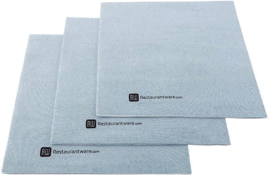 Restaurantware Luxenap 15.75 Inch Disposable Napkins 600 Soft Linen Like Napkins - Absorbent Air Laid Blue Denim Inspired Paper Cloth Like Napkins Pre-folded For Dinner Party Guests