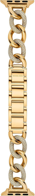 Michael Kors Band for Apple Watch; Stainless Steel Smart Watch Bands for Women; Compatible with Apple Watch 38mm, 40mm, 41mm
