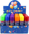 96 Pack of Party Streamer Spray String in a Can Children's Kid's Party Supplies,Birthday Party,New Year Party,Celebration, Perfect for Parties/Events