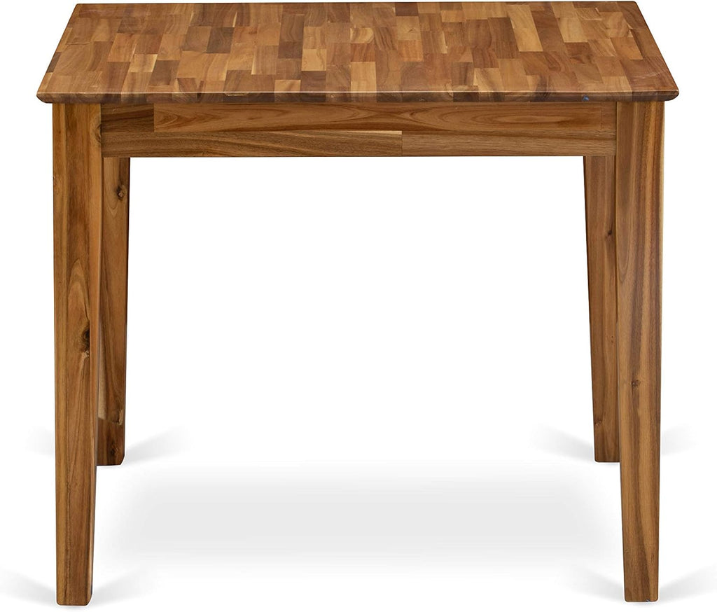 East West Furniture OXT-ANA-T Oxford Square Dining Table for Small Spaces, 36x36 Inch, Natural