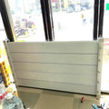 Reusable Heavy Duty Flood Barrier Door Outside, Commercial Aluminum Water Dams for Garage Door Threshold Outdoor Driveway & Mall Owners, Customizable Anti-Flood Board(Size:L2ft,Color:H 3.2ft/39in)
