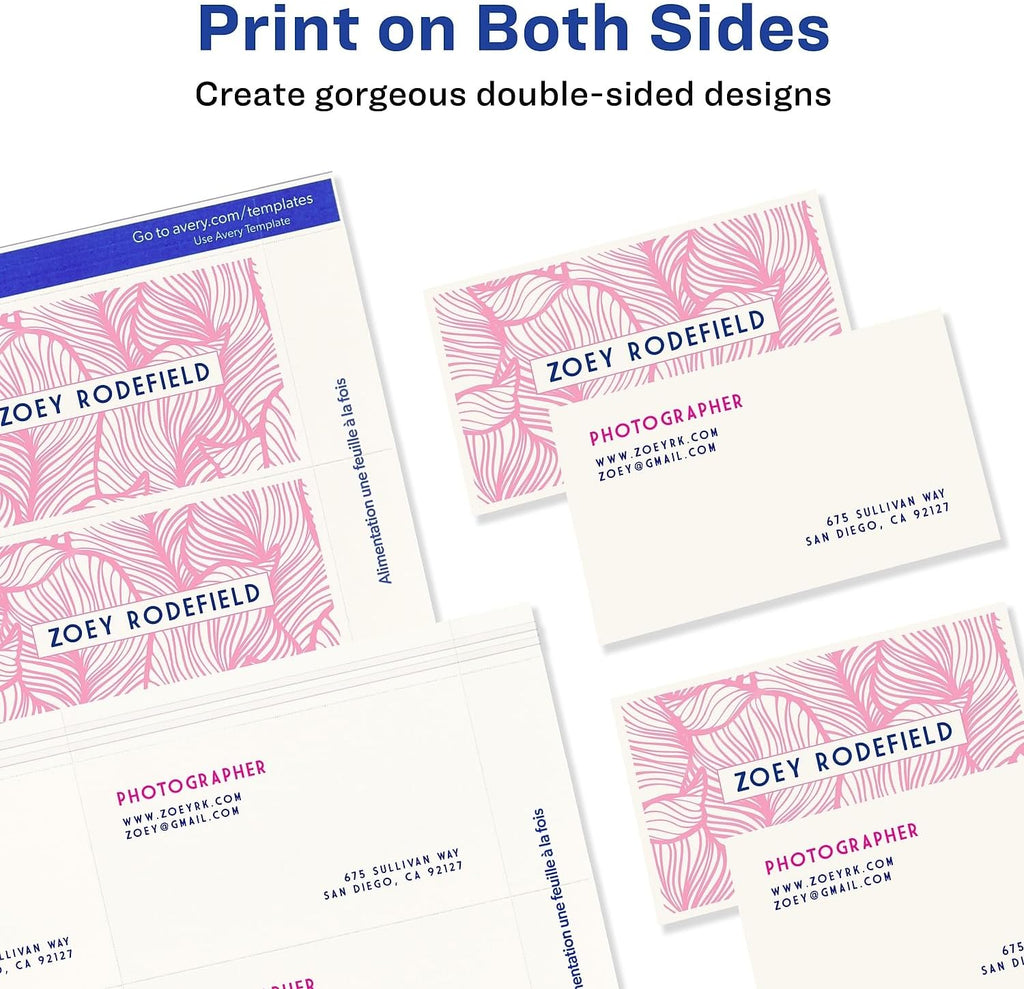 Avery AVE5911 - Two-Side Printable Business Cards