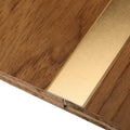 T Molding Floor Divider Strip, Aluminum Floor Transition Strips, 2in Wide Transition Cover Strip Carpet to Tile, Doorway Threshold for Joining Floor Gaps(Color:Gold)