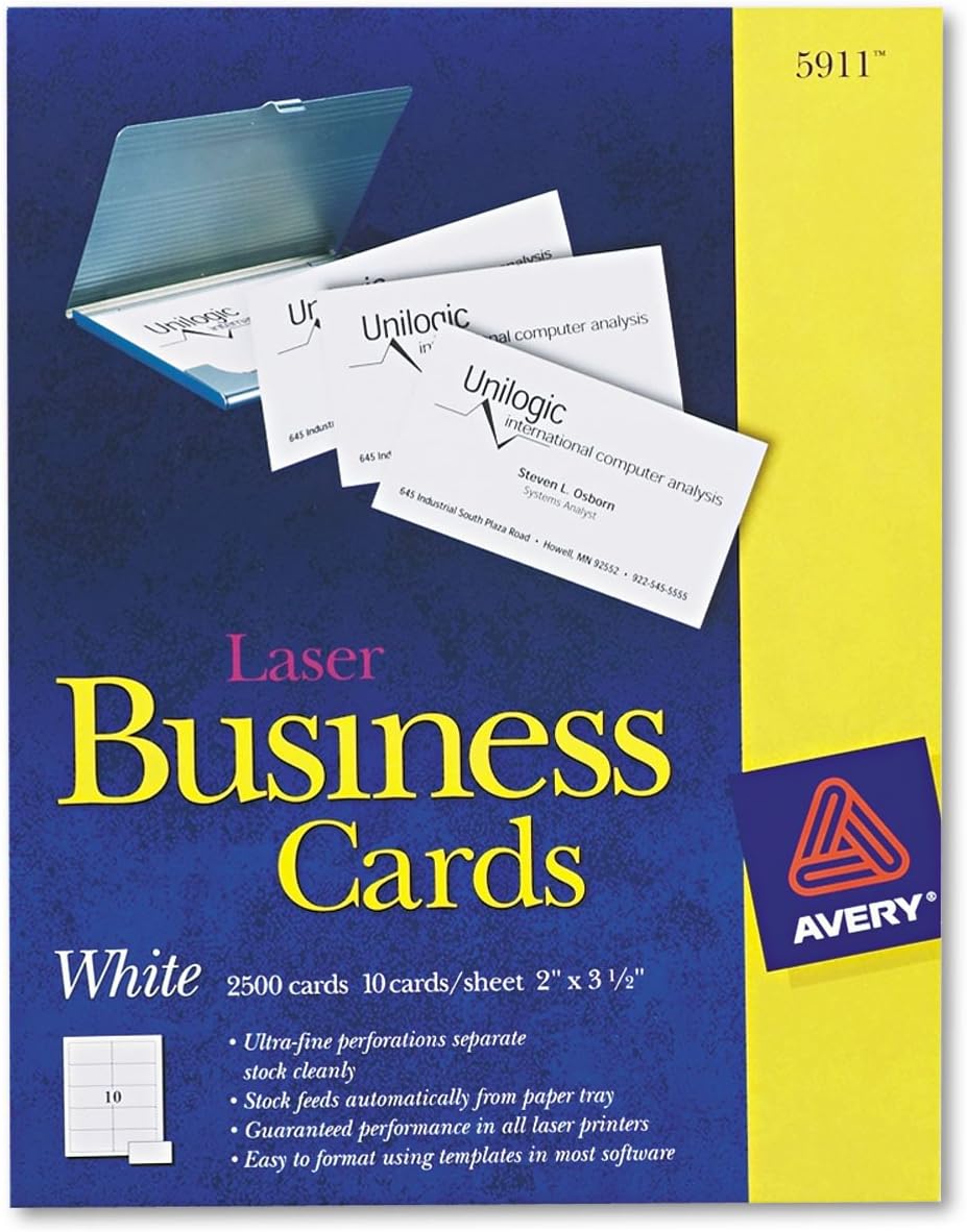 Avery AVE5911 - Two-Side Printable Business Cards