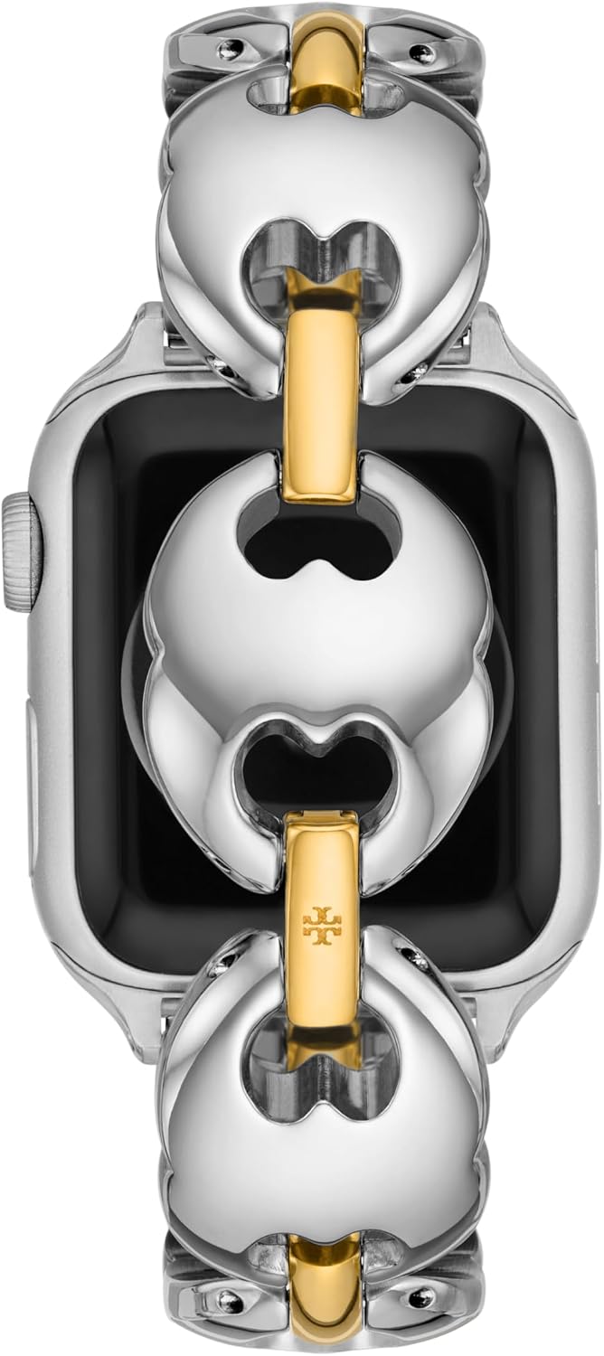 Tory Burch Women's Double T 38/40/41/42/44/45/46mm Band for Apple Watch®