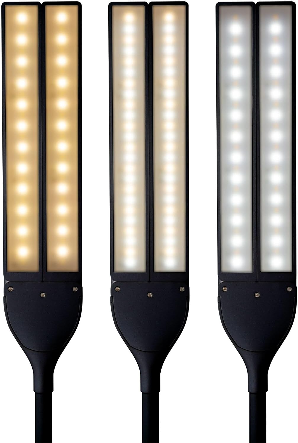 Practical Dual-Color LED Desk Lamp with Auto-Off Timer, Adjustable Neck & Touch Controls - Perfect for Crafting & Learning in Living Rooms & Offices