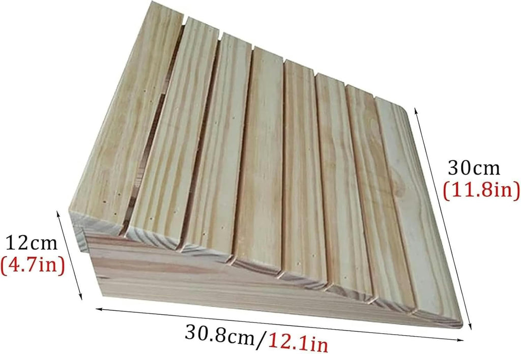 Threshold Ramp, 3/4/5/6/7inch Rise Portable Wood Ramps, for Doorways/Front Door/Garage, Wooden Threshold Ramps for Walkers/Motorcycle/Disabled Chair