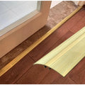 Non-Slip Brass Threshold Strip for Doorways - 2' Wide Carpet to Tile Transition(120cm)