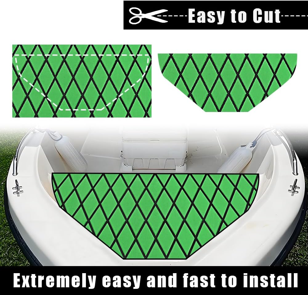 98.4'×45.2'/ 37.8' Self-Adhesive Boat Flooring EVA Foam Boat Decking Sheet Non-Slip for Yachts,Gardens,Kart,etc