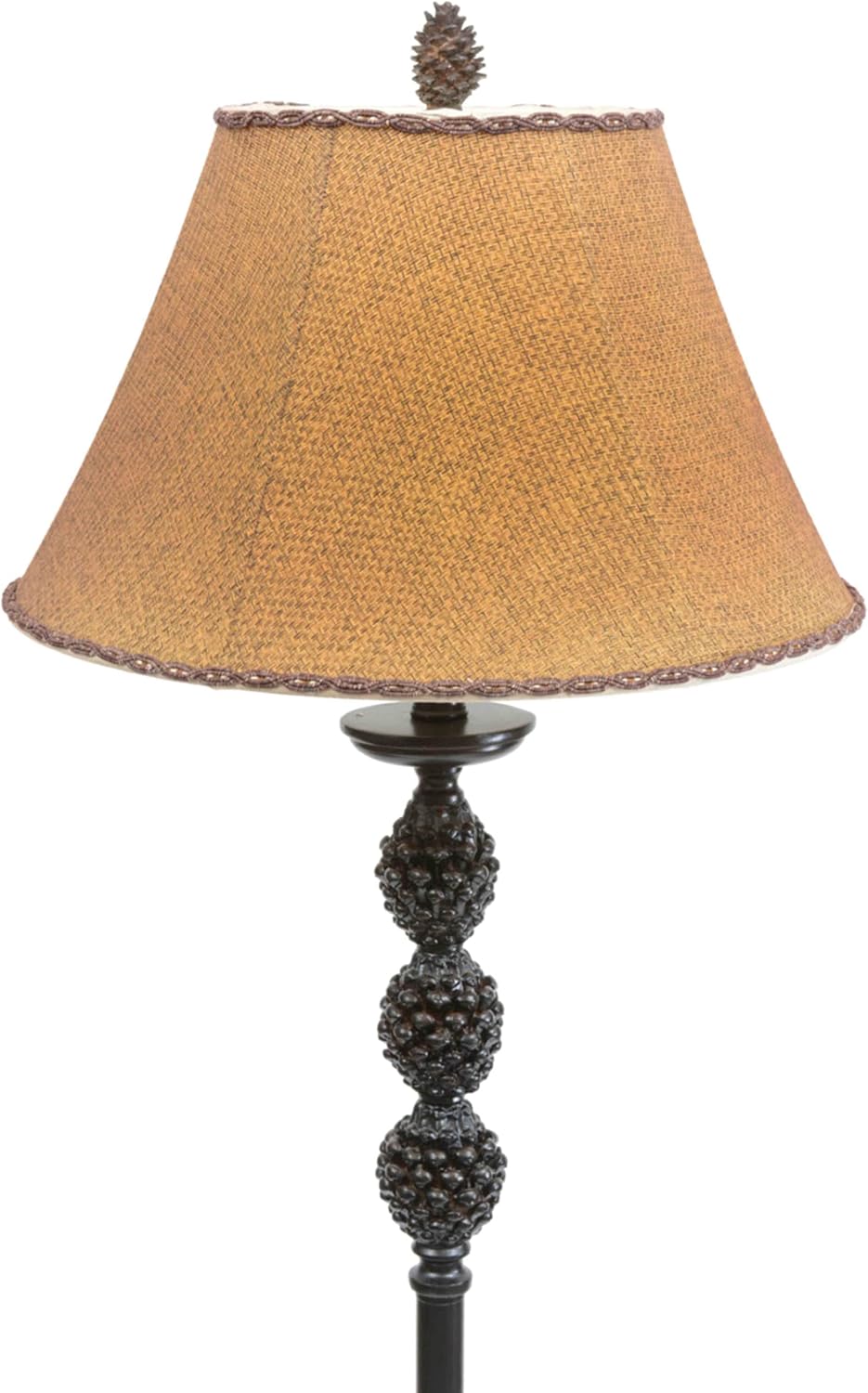BLACK FOREST DECOR Rustic Lodge Floor Lamp - Pinegrove Standing Lamp for Home & Cabin Decor