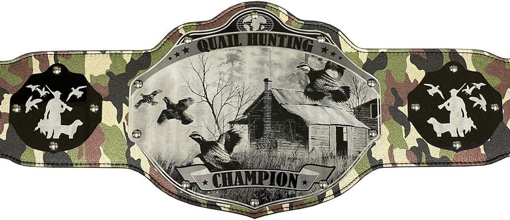 Undisputed Belts Hunting Championship Belt Trophy - Custom Text