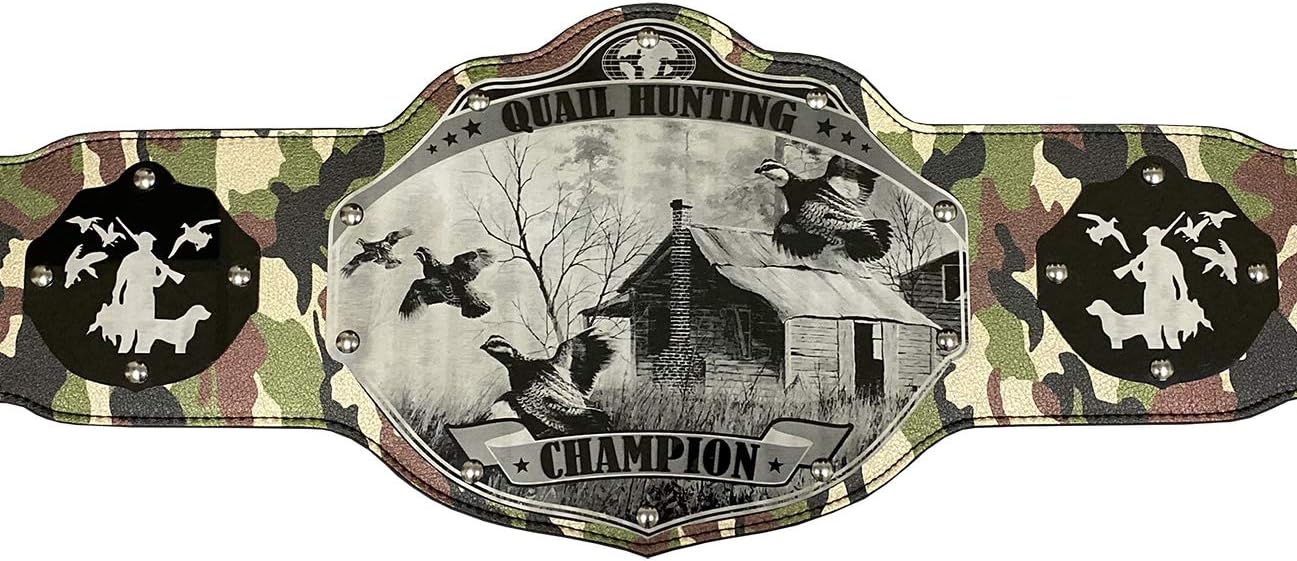 Undisputed Belts Hunting Championship Belt Trophy - Custom Text