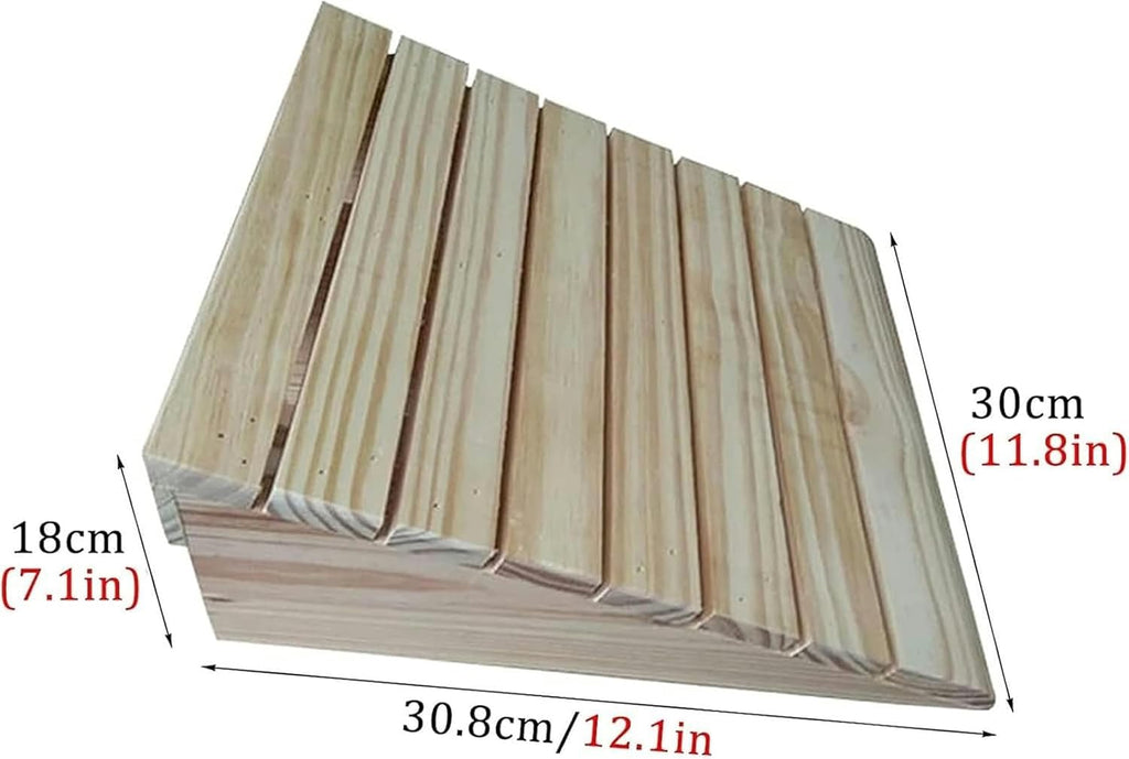 Threshold Ramp, 3/4/5/6/7inch Rise Portable Wood Ramps, for Doorways/Front Door/Garage, Wooden Threshold Ramps for Walkers/Motorcycle/Disabled Chair