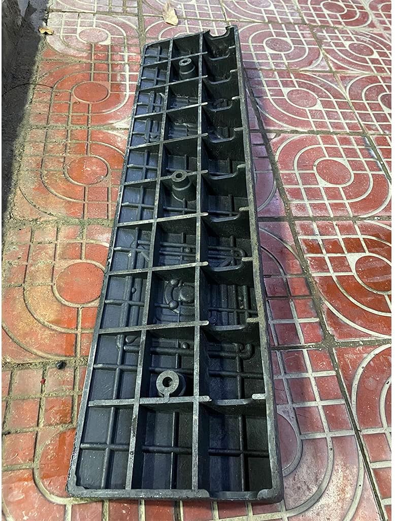 Large Rubber Plastic Curb Ramp,Outdoor Steps/Doorway Threshold Ramps for Wheelchairs Sidewalk with Slip-Resistant Surface,100x25x4-9cm